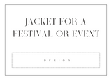 Cropped Leather Jacket That Shines At a Festival/Music Event In The City