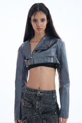 Moonlight Half Blue Bolero Jacket