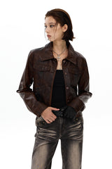 Rowan Brown Trucker Jacket