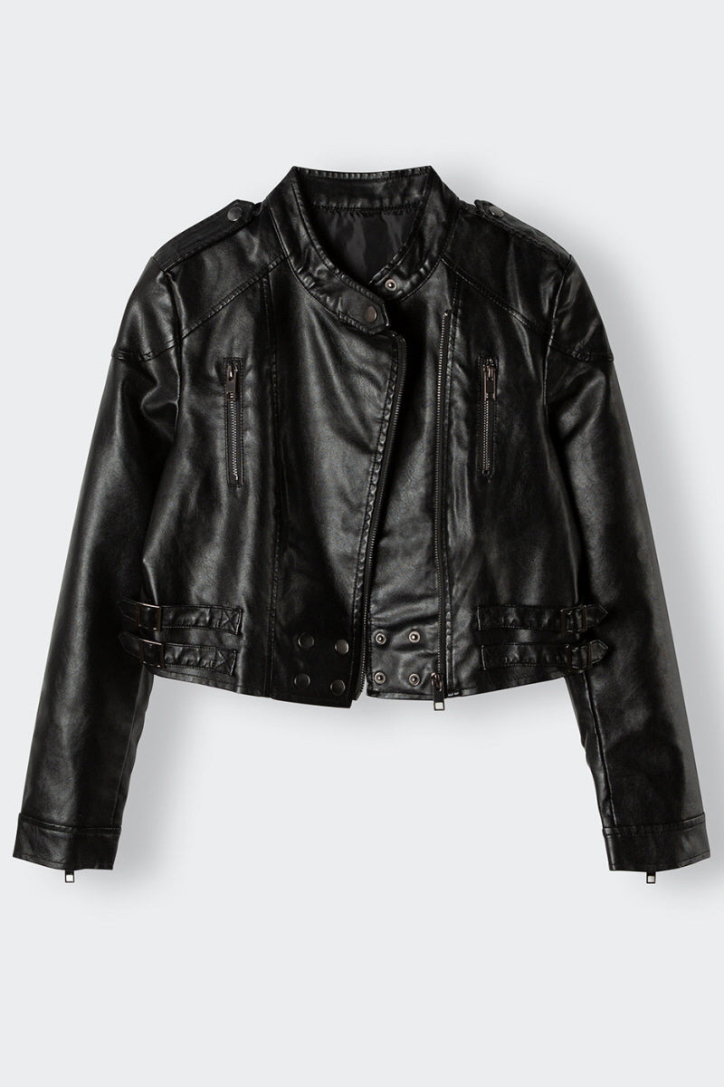 Rova Buckle Black Jacket