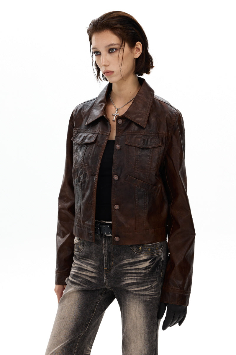 Rowan Brown Trucker Jacket