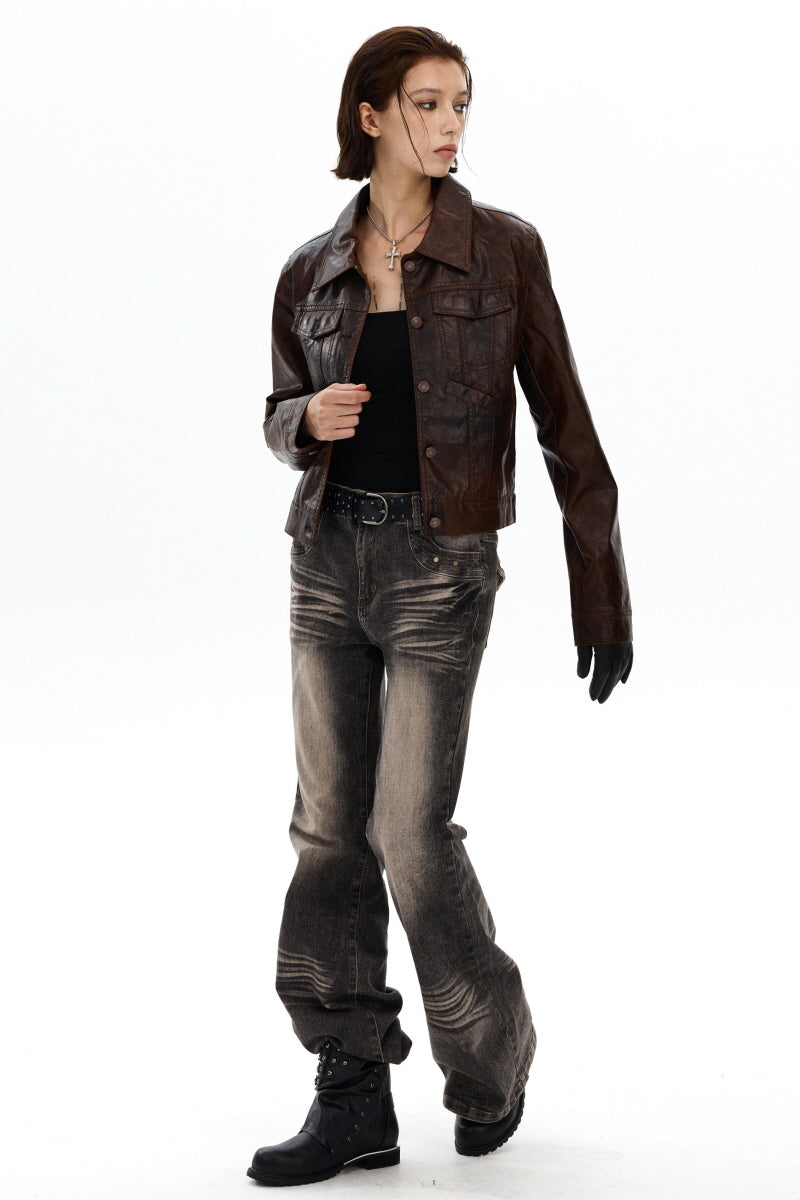 Rowan Brown Trucker Jacket