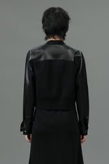 MetroLine Mixed Leather Jacket