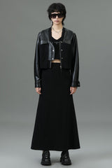 MetroLine Mixed Leather Jacket