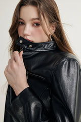 Nova Zip Leather Jacket