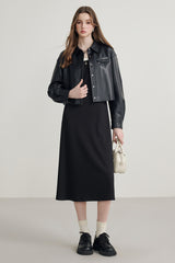 Luna Matte Leather Jacket