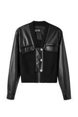MetroLine Mixed Leather Jacket