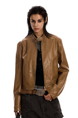 Mute Angle Leather Jacket