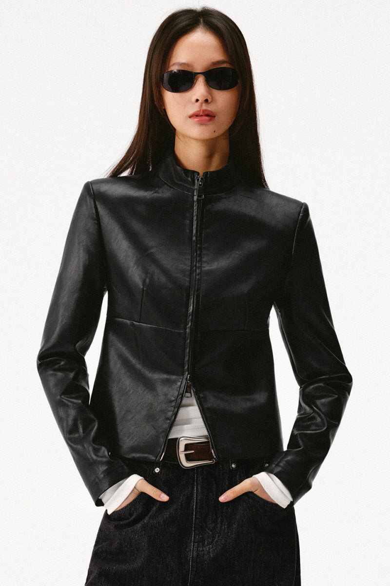 Vantrel Slim Leather Jacket