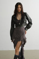 Sharp Void Leather Jacket