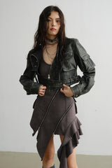 Sharp Void Leather Jacket