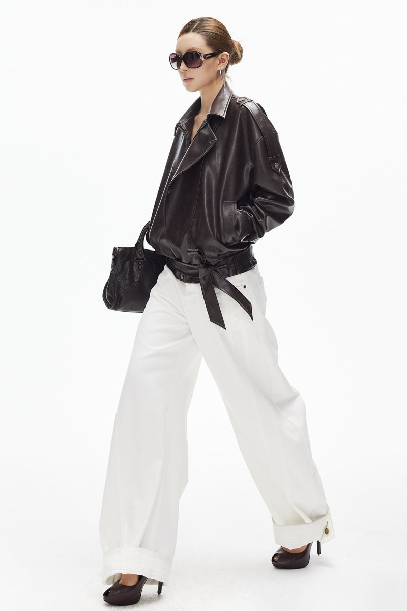 Force Field Leather Jacket