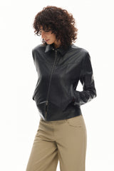 City Core Leather Jacket