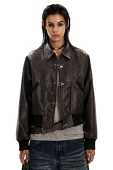 Hooked Shadow Leather Jacket