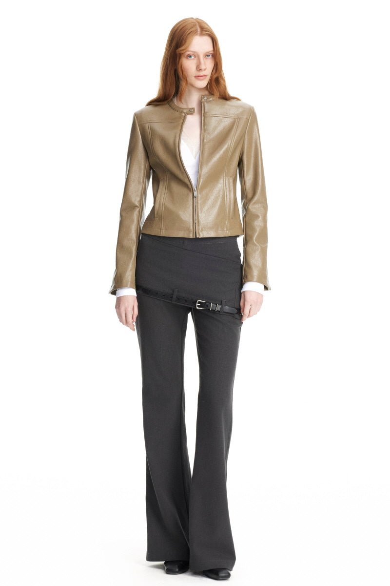 Muse Line Leather Jacket