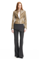 Muse Line Leather Jacket