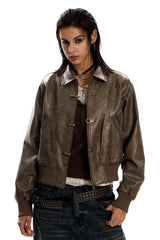Hooked Shadow Leather Jacket