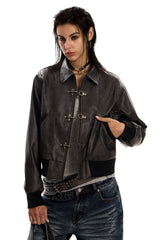Hooked Shadow Leather Jacket