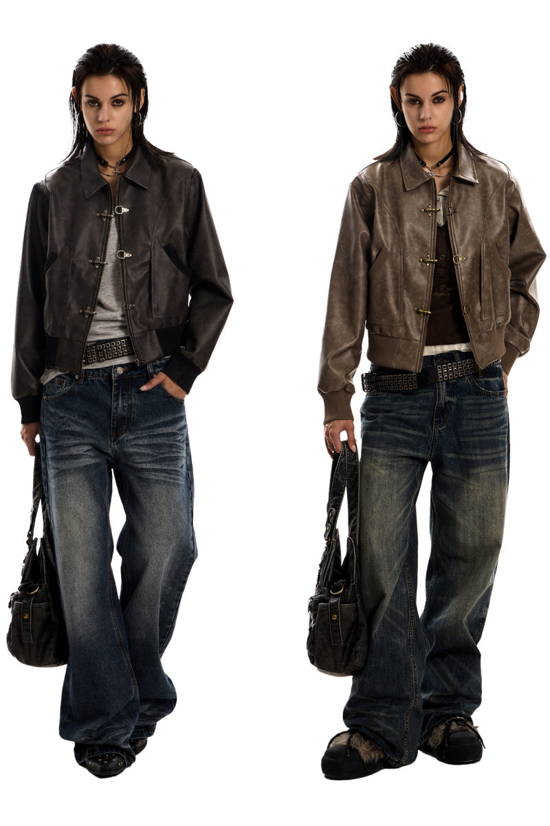Hooked Shadow Leather Jacket