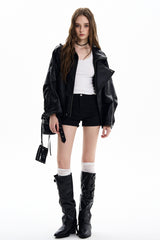 Inkform Black Leather Jacket