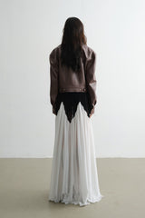 Atelier Cropped Leather Jacket