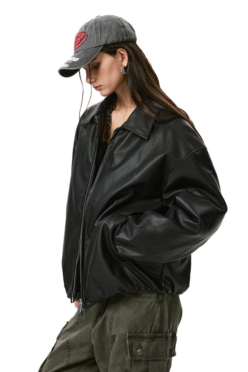 High Street Texture Jacket - Black