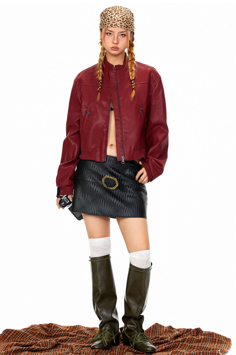 Dual Tone Bomber Jacket