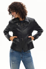 City Core Leather Jacket