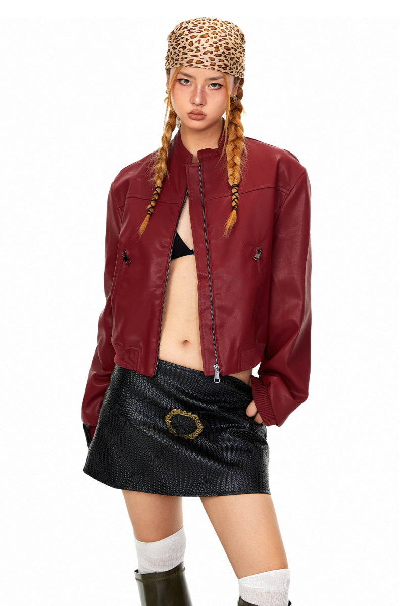 Dual Tone Bomber Jacket