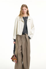 Clean Silhouette Crop Jacket