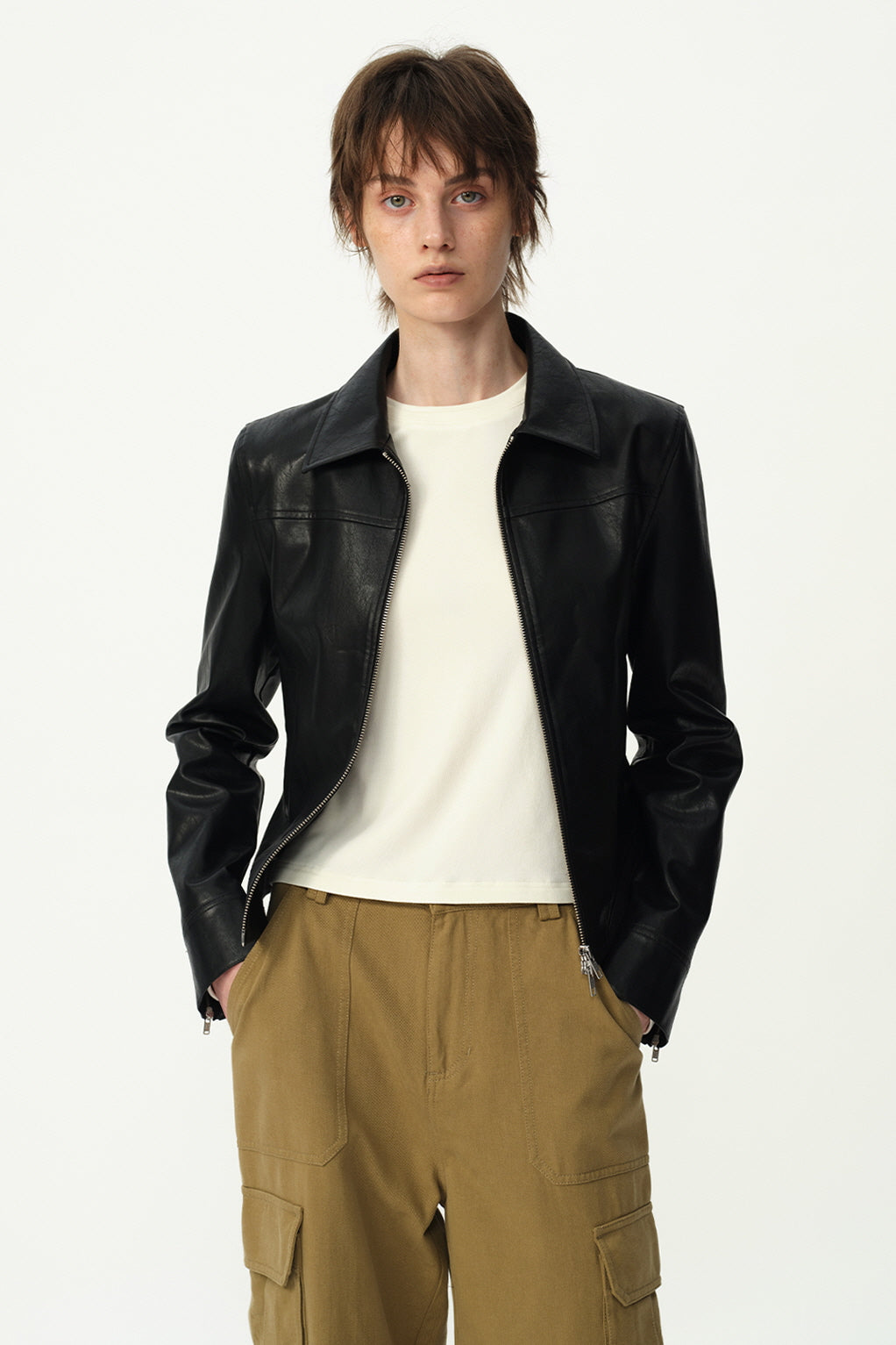 Matte Shift Black Jacket