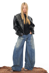 Black Orbit Leather Jacket