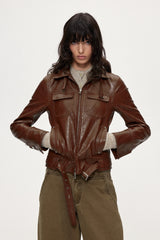 Marron Classic Brown Jacket