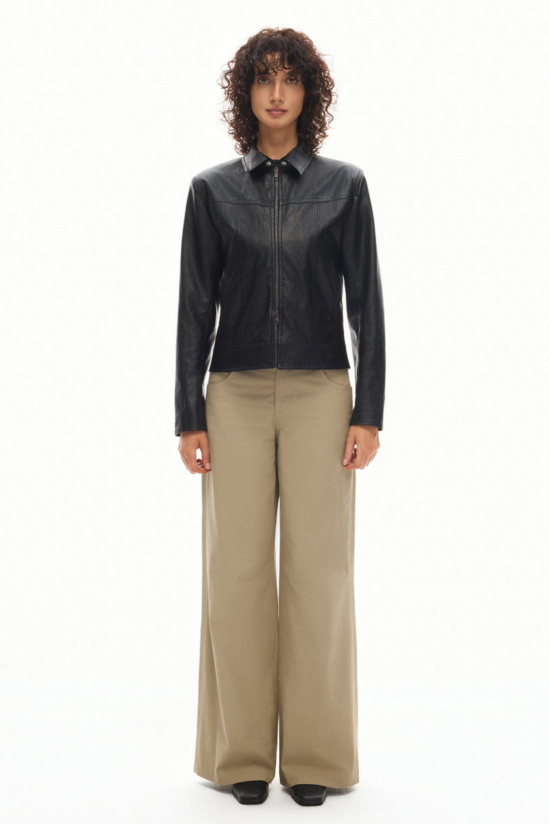 City Core Leather Jacket