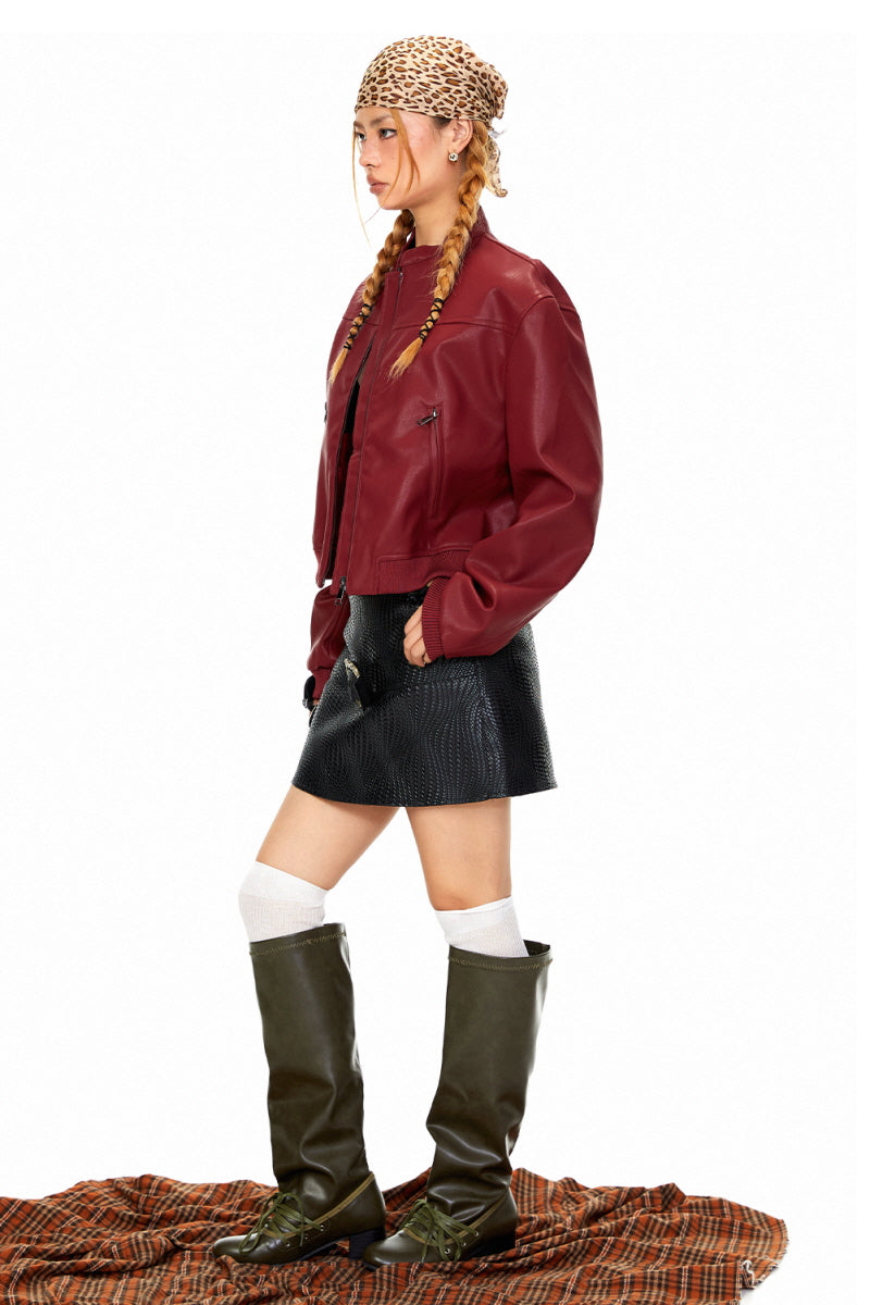 Dual Tone Bomber Jacket