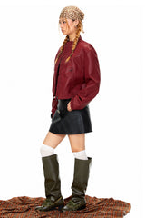 Dual Tone Bomber Jacket