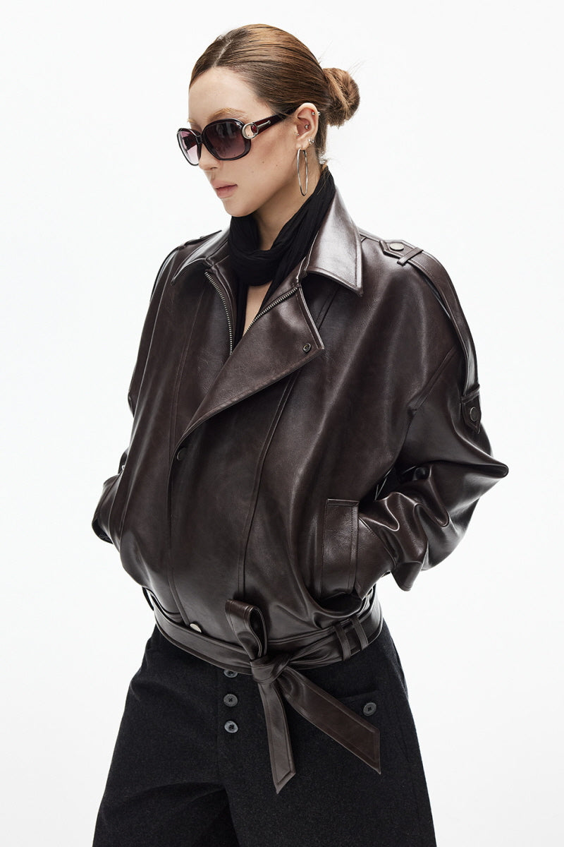 Force Field Leather Jacket