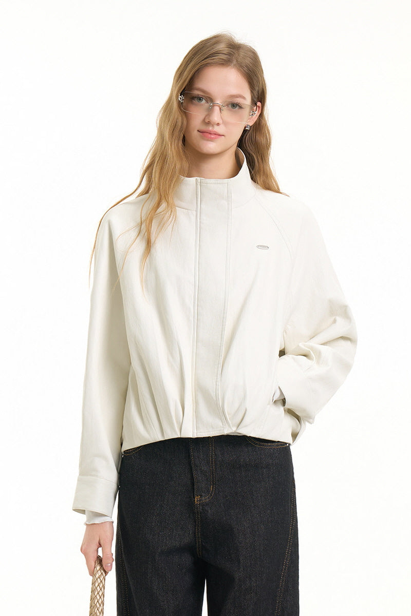 Clean Silhouette Crop Jacket