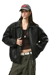 High Street Texture Jacket - Black