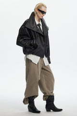 Verin Black Leather Jacket