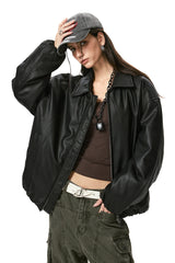 High Street Texture Jacket - Black