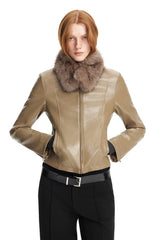 Muse Line Leather Jacket