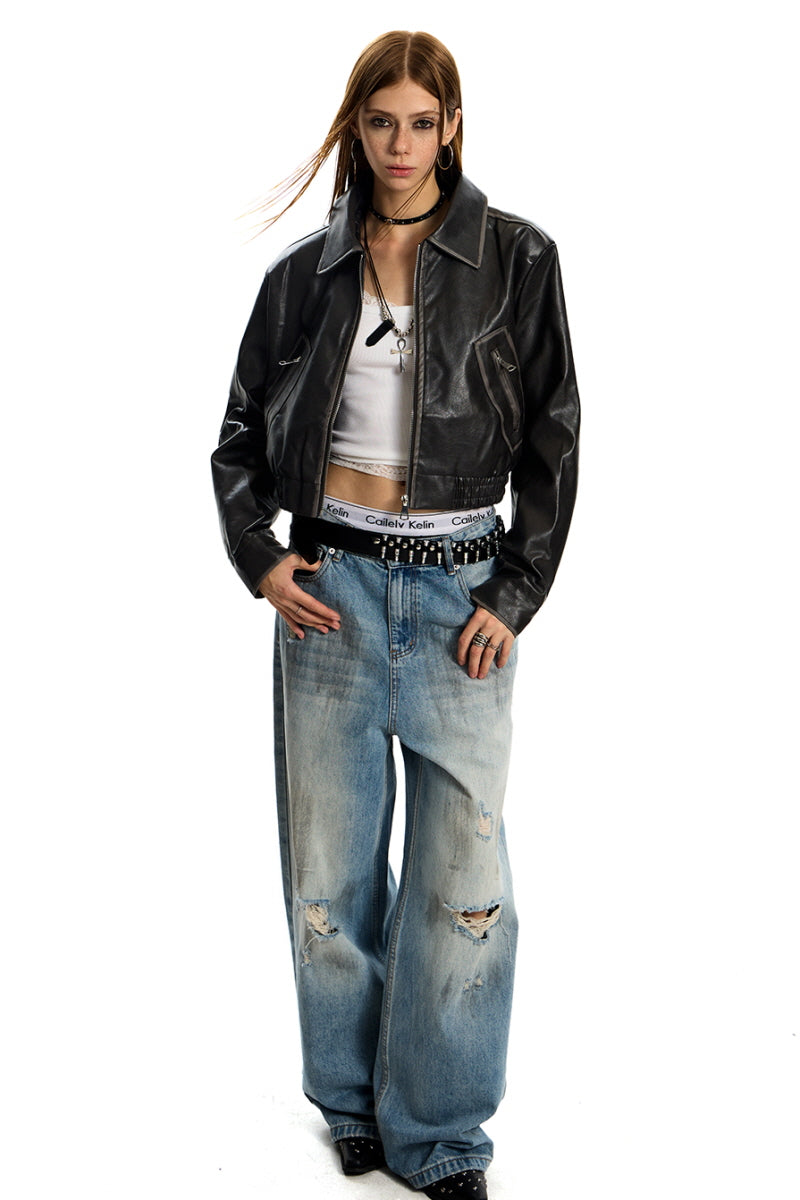 Bullet Girl Leather Jacket