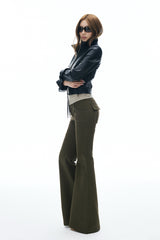 Monolith Highneck Leather Jacket
