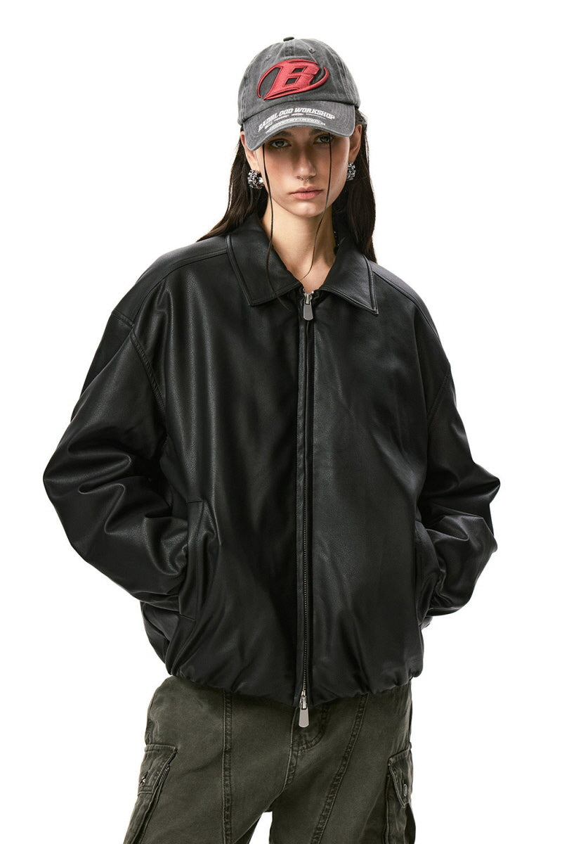 High Street Texture Jacket - Black