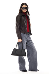 Refined Fit Leather Jacket