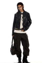 Mute Angle Leather Jacket