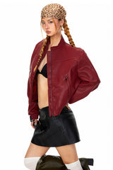 Dual Tone Bomber Jacket