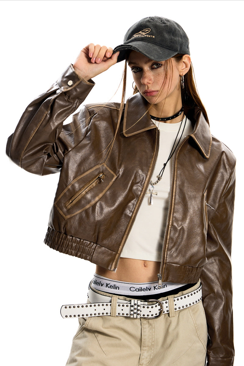 Bullet Girl Brown Jacket