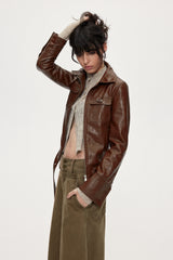 Marron Classic Brown Jacket